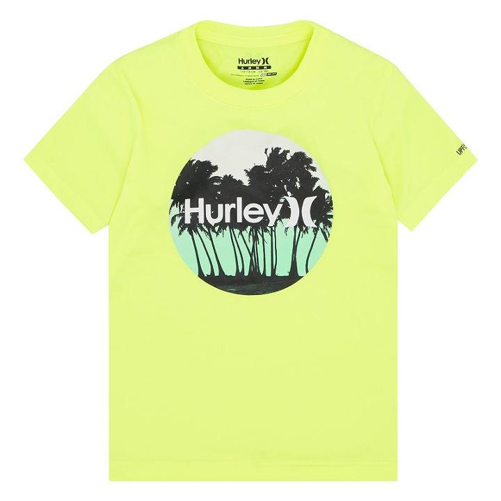 Boys 4-7 Hurley Palm Trees Graphic Tee, Size: 4, Brt Green