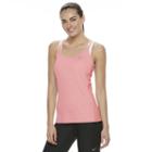 Women's Nike Dri-fit Mesh Racerback Tank Top, Size: Medium, Drk Orange
