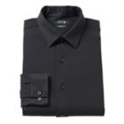 Men's Apt. 9&reg; Premier Flex Slim-fit Stretch Knit Dress Shirt, Size: 16.5-34/35, Black