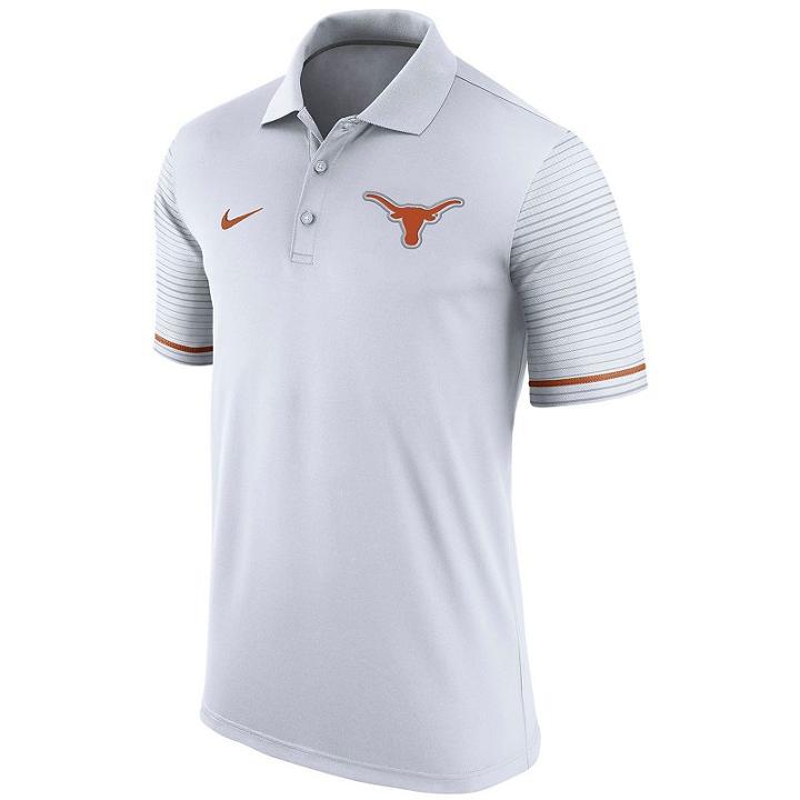 Men's Nike Texas Longhorns Early Season Polo, Size: Large, White