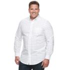 Big & Tall Croft & Barrow&reg; Regular-fit Plaid Button-down Shirt, Men's, Size: 3xl Tall, Natural