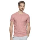 Men's Marc Anthony Slim-fit Linen-blend Tee, Size: Xxl, Lt Orange