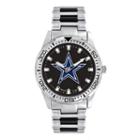 Game Time, Men's Dallas Cowboys Heavy Hitter Watch, Silver