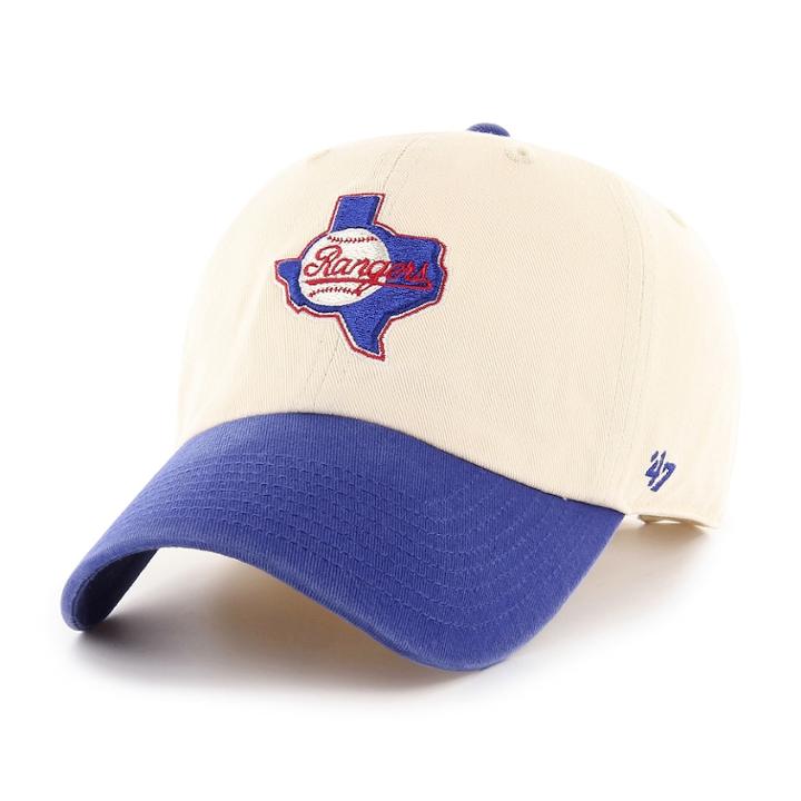 Adult '47 Brand Texas Rangers Natural Clean Up Adjustable Cap, Men's, Multicolor