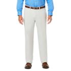Men's J.m. Haggar Premium Classic-fit 4-way Stretch Flex-waist Pants, Size: 42x32, Natural