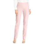 Women's Chaps Straight-leg Pull-on Pants, Size: 14, Pink