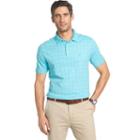 Men's Izod Grid Polo, Size: Large, Blue Other