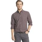 Men's Arrow Classic-fit Plaid Button-down Shirt, Size: Large, Red