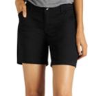 Women's Lee Tailored Chino Short, Size: 16 Avg/reg, Black