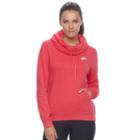 Women's Nike Sportswear Funnel Neck Pullover Hoodie, Size: Medium, Red Other