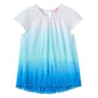 Girls 4-6x Design 365 Ombre High-low Hem Top, Girl's, Size: 5, White