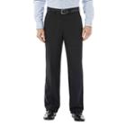 Men's Haggar Expandomatic Stretch Classic-fit Comfort Compression Waist Pants, Size: 36x30, Black