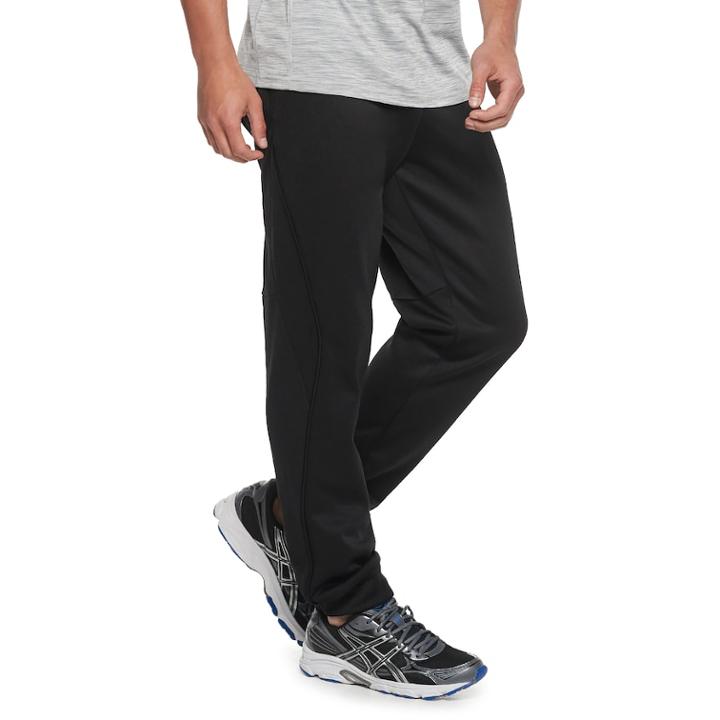 Men's Tek Gear&reg; Performance Fleece Jogger Pants, Size: Small, Dark Grey