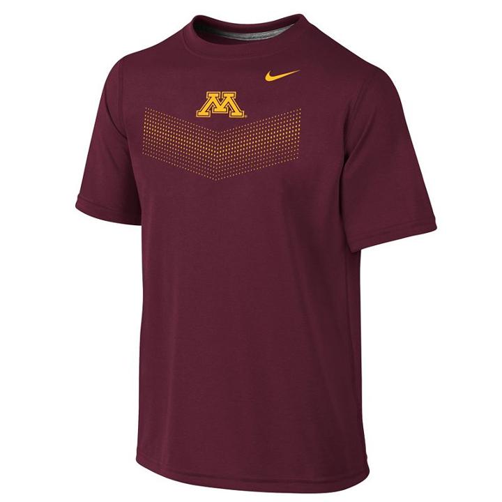 Boys 8-20 Nike Minnesota Golden Gophers Legend Tee, Boy's, Size: Small, Red