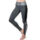 Women's Soybu Flex Core High Rise Yoga Leggings, Size: Large, Grey (charcoal)