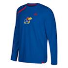 Men's Adidas Kansas Jayhawks Shooting Tee, Size: Large, Blue