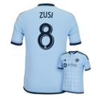 Men's Adidas Sporting Kansas City Graham Zusi Jersey, Size: Xxl, Grey