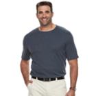 Big & Tall Croft & Barrow&reg; Classic-fit Easy-care Crewneck Tee, Men's, Size: 3xl Tall, Blue (navy)