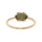 Lc Lauren Conrad Faceted Stone Ring, Women's, Size: 7, Green