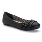 Mudd&reg; Women's Strappy Ballet Flats, Size: 6.5, Oxford