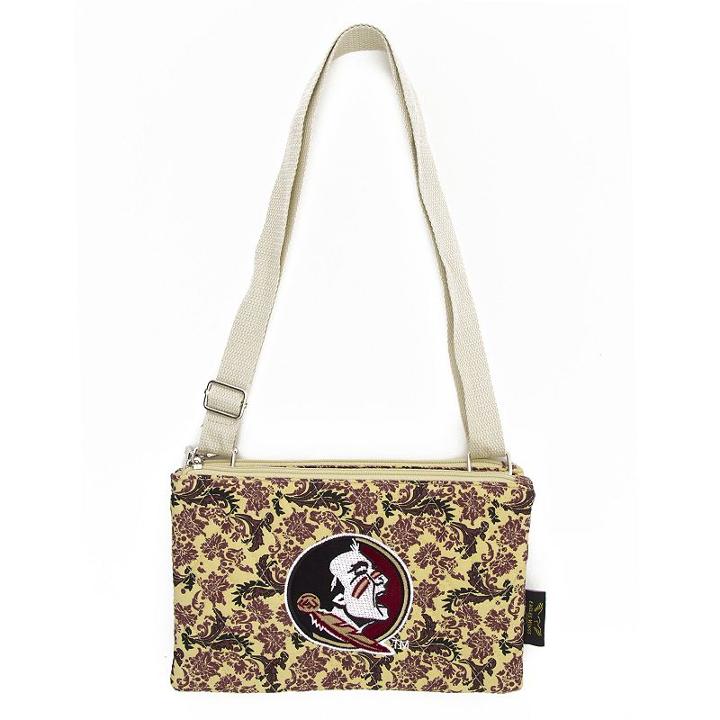 Florida State Seminoles Bloom Crossbody Bag, Women's, Multicolor