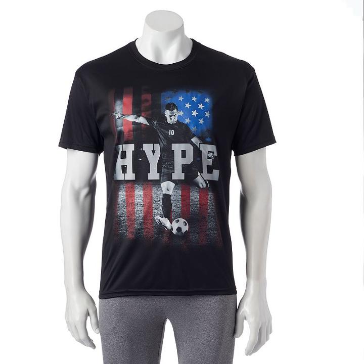 Men's Tek Gear&reg; Dry Tek Only One Kick Tee, Size: Xl, Black