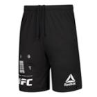 Men's Reebok Ufc Fleece Shorts, Size: Xl, Black