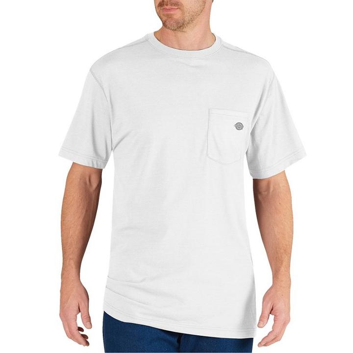 Big & Tall Dickies Solid Pocket Tee, Men's, Size: Xxl Tall, White
