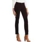 Women's Chaps Stretch Corduroy Staight-leg Pants, Size: 10 T/l, Brown