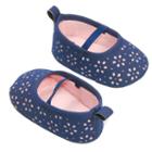 Baby Girl Oshkosh B'gosh&reg; Laser-cut Mary Jane Crib Shoes, Size: 0-3 Months, Multicolor