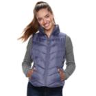 Juniors' So&reg; Puffer Vest, Teens, Size: Xl, Drk Purple