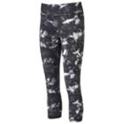 Juniors' So&reg; Tie-dye Yoga Capri Leggings, Girl's, Size: Small, Black