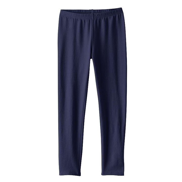 Girls 4-10 Jumping Beans&reg; Long Solid Leggings, Girl's, Size: 4, Blue