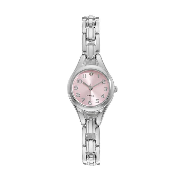 Women's Diamond Watch, Size: 2xl, Silver