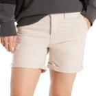 Women's Levi's Classic Chino Boyfriend Shorts, Size: 31(us 12)m, White