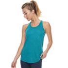 Women's Tek Gear&reg; Jersey Racerback Tank, Size: M Tall, Turquoise/blue (turq/aqua)