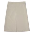Girls 4-20 & Plus Size French Toast School Uniform Knee-length Pleated Skirt, Girl's, Size: 7, Beig/green (beig/khaki)