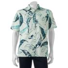 Men's Croft & Barrow&reg; Classic-fit Tropical Button-down Shirt, Size: Xl, Med Blue