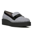 Lifestride Sims Women's Platform Loafers, Size: 9 Wide, Grey