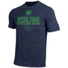 Men's Under Armour Notre Dame Fighting Irish Heathered Tee, Size: Medium, Multicolor