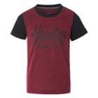 Boys 4-7 Hurley Scripted Ringer Tee, Size: 5, Dark Red