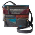 Sonoma Goods For Life&trade; Woven Southwestern Shoulder Bag, Women's, Grey