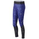 Women's New Balance Accelerate Printed Leggings, Size: Small, Brt Blue