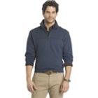 Big & Tall Arrow Classic-fit Sueded Fleece Quarter-zip Pullover, Men's, Size: 4xb, Blue Other