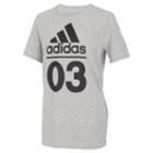 Boys 8-20 Adidas Logo 03 Graphic Tee, Size: Xl, Grey