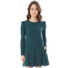 Juniors' Iz Byer Ruffled Sweaterdress, Teens, Size: Xs, Dark Green