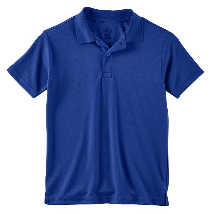 Boys 8-20 Chaps Performance Polo, Boy's, Size: 18-20, Brt Blue