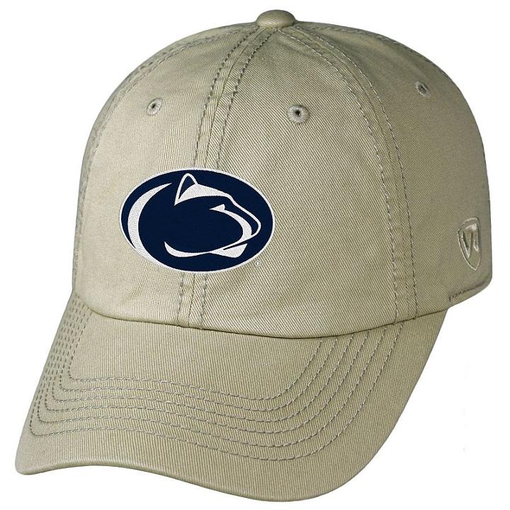Adult Top Of The World Penn State Nittany Lions Crew Adjustable Cap, Men's, Beig/green (beig/khaki)