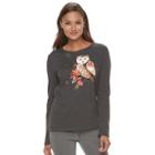 Women's Croft & Barrow&reg; Harvest Tee, Size: Xs, Dark Grey