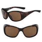 Women's Nike Minx Rectangle Running Sunglasses, Med Brown
